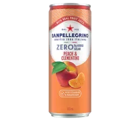 Sanpellegrino Zero Peach & Clementine sparkling drink with no added sugar