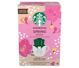 Starbucks origami pack