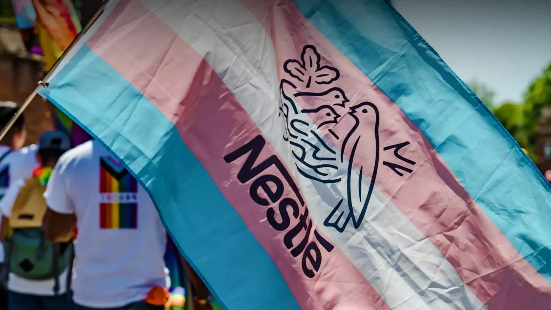 People in peaceful march for LGBTQI support