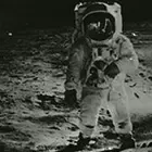 Cosmonaut on moon
