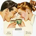 Nescafe poster in 50's