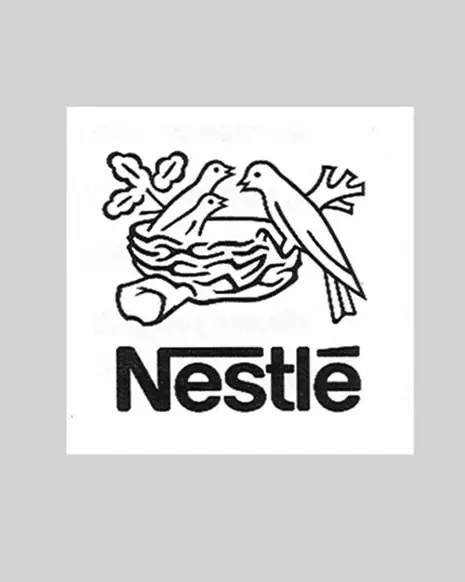 Nestlé logo in 1995