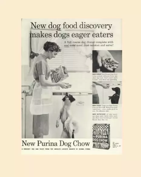 dog chow poster 1957