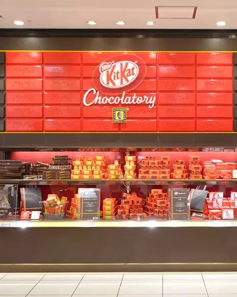 Pirmoji KitKat Chocolatory parduotuvė Japonijoje