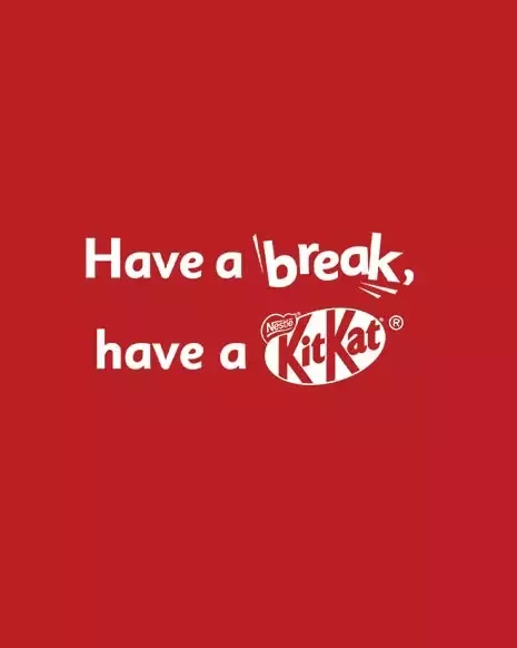 the 1958 KitKat tagline
