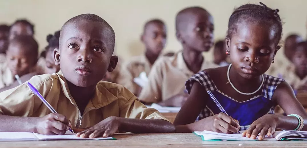 children at school