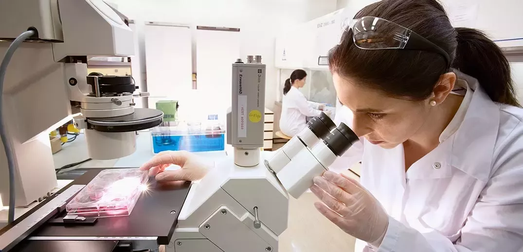 scientists in a lab