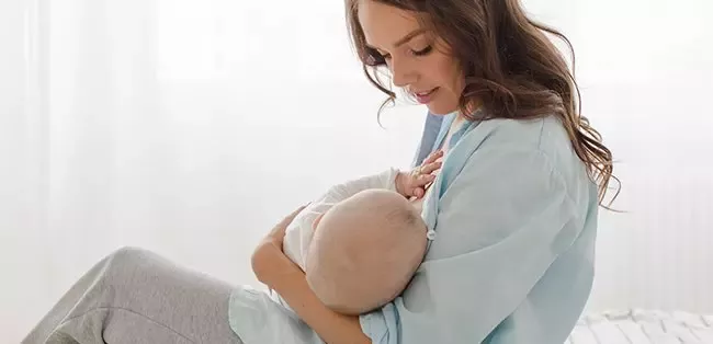 breastfeeding mother