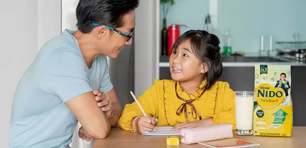 father with daughter