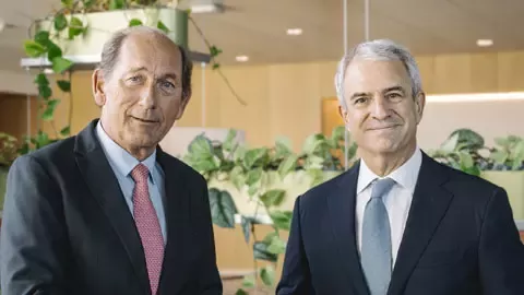 Paul Bulcke and Mark Scnheider