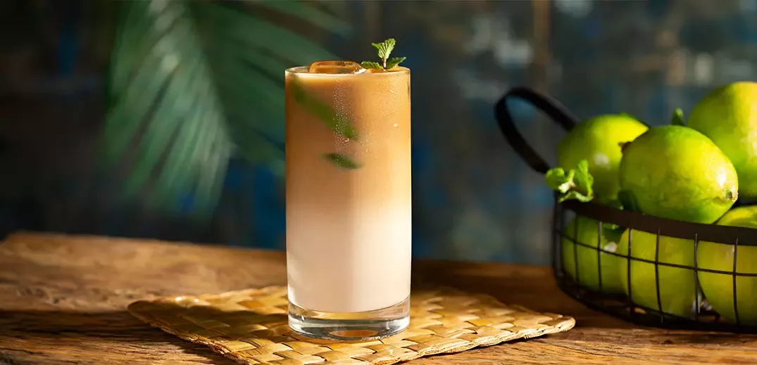 Exotic Miami Chiller cold coffee in glass