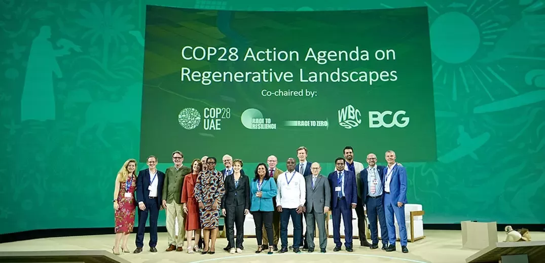 COP28 regenerative landscapes conference