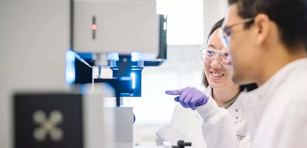 Scientists in lab