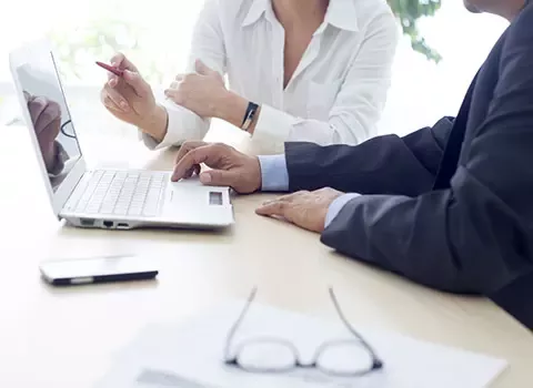 People in a meeting