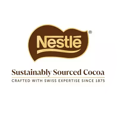 Nestlé Sustainably Sourced Cocoa logo
