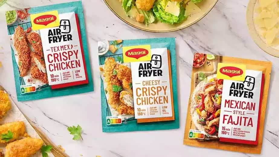 Maggi air fryer range packages image