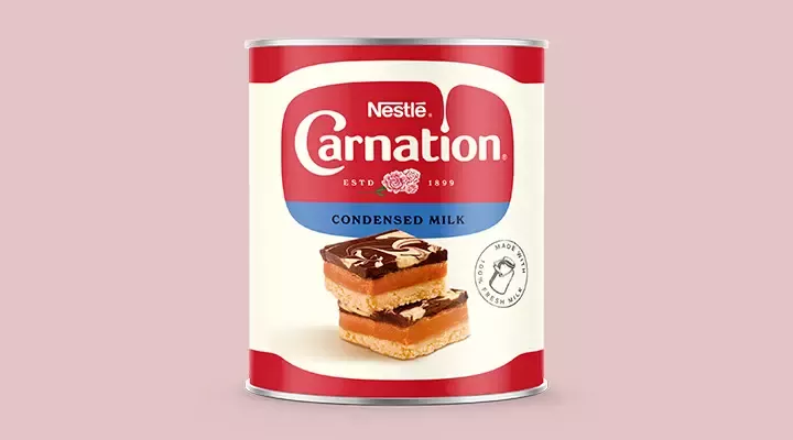 carnation condensed milk can