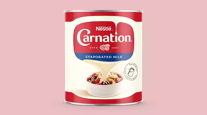 carnation evaporated milk can
