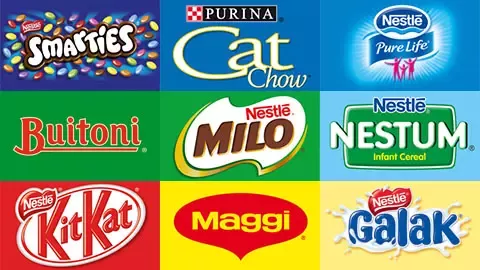 Nestlé brands logos