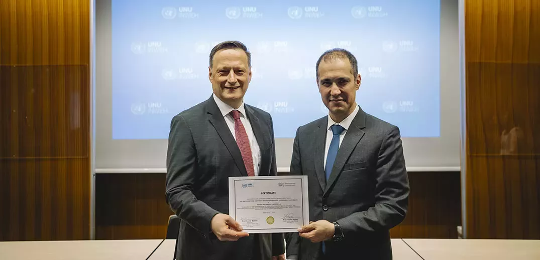 Prof. Stefan Palzer and Prof. Kaveh Madani