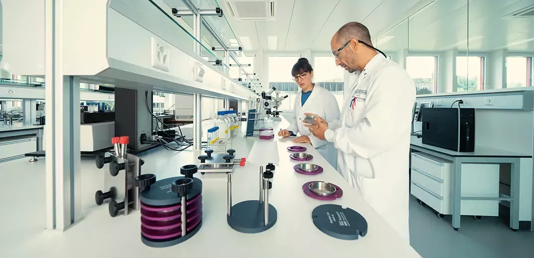 Scientists in a lab