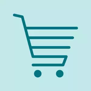 Shopping trolley icon