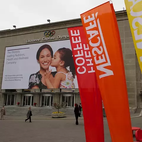 Nestlé general meeting 2010 banners