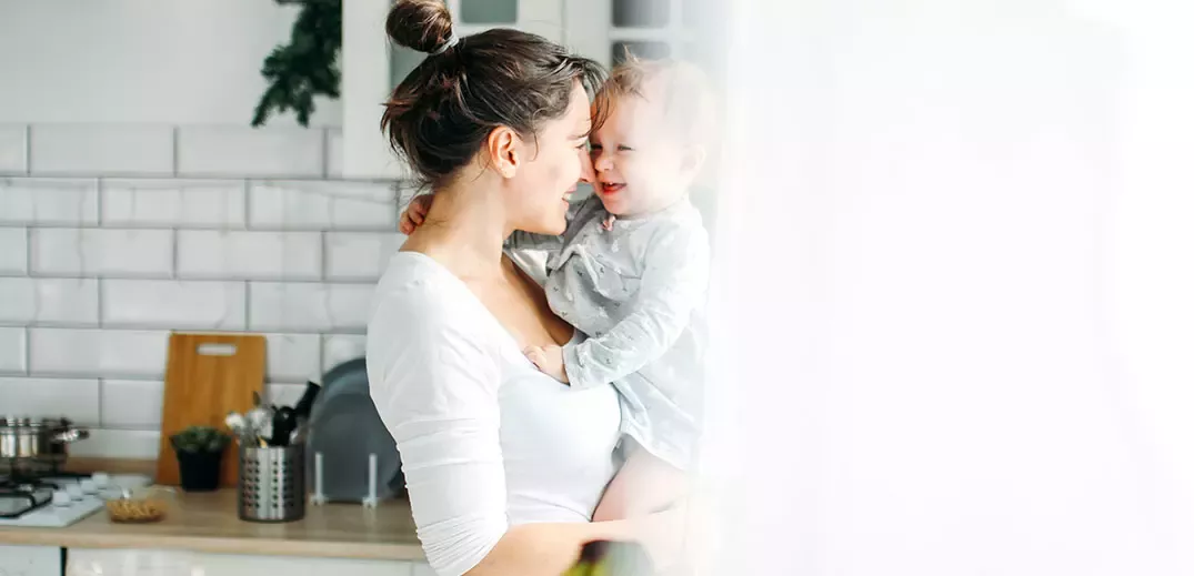 mother with baby