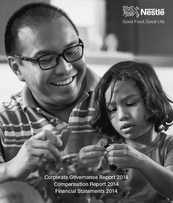 About us - Annual Report 2014 - Corp Gov - Image link text with black bar