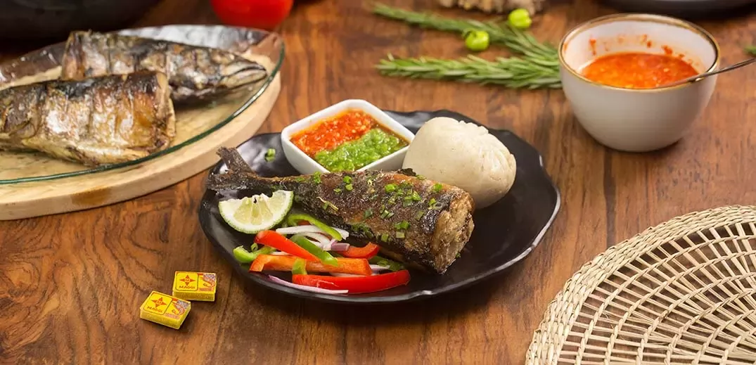 meal prepared with Maggi cubes