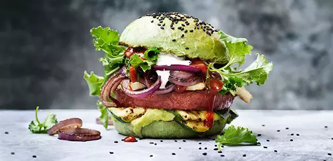 plant-based burger