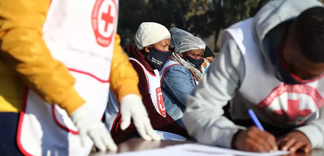 IFRC volunteers