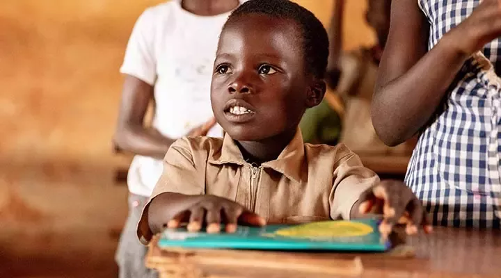 Child at school