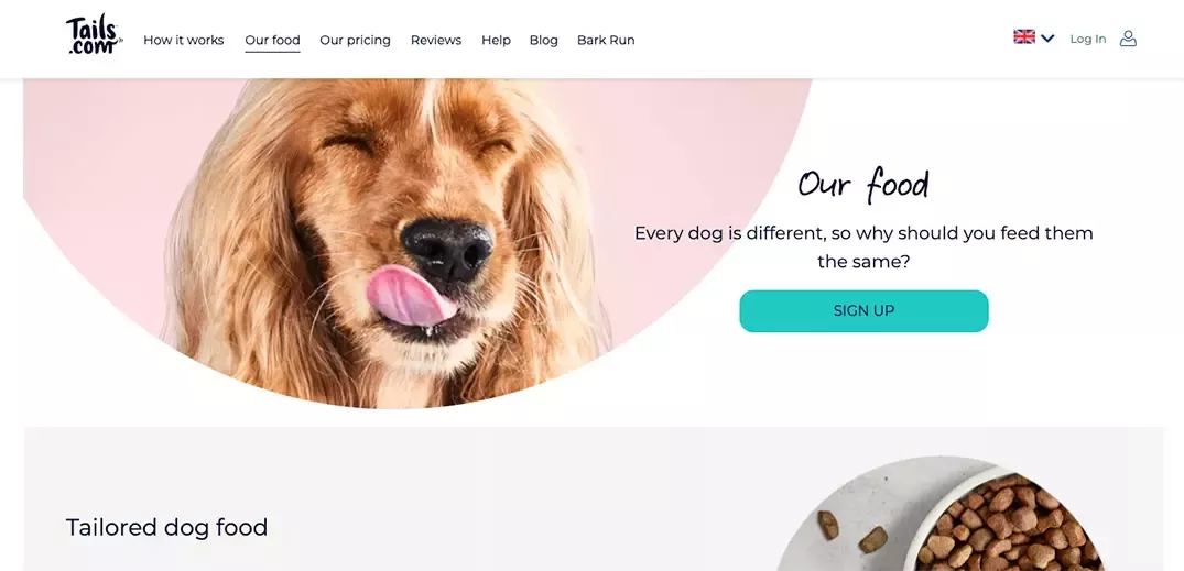 Tails website