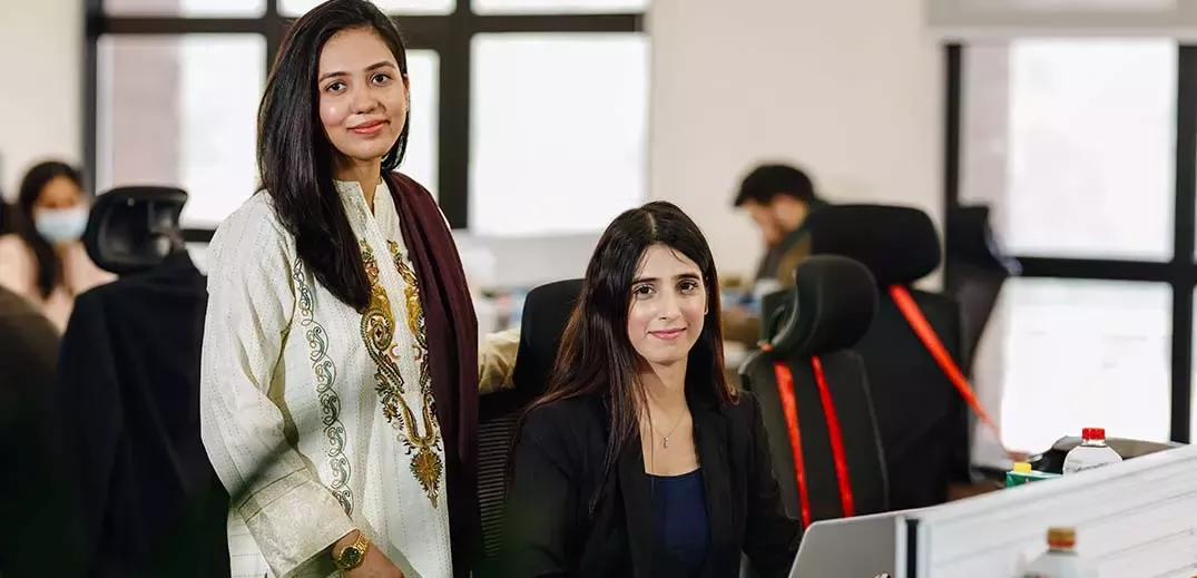 employees at work